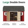 Little Cottage Co. Value Gambrel 12x14 Workshop Barn Shed Kit (12x14 VGB-6-WS-PC)