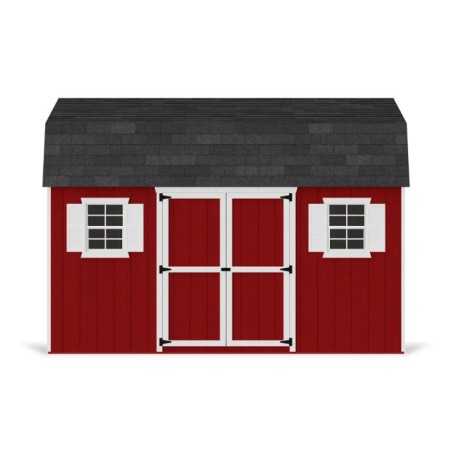 Little Cottage Co. Value Gambrel 12x14 Workshop Barn Shed Kit (12x14 VGB-6-WS-PC)