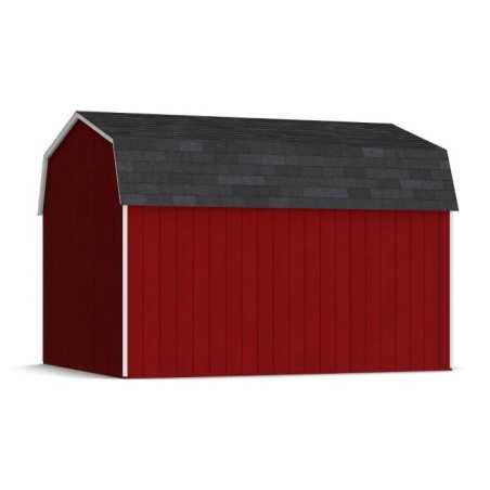 Little Cottage Co. Value Gambrel 12x14 Workshop Barn Shed Kit (12x14 VGB-6-WS-PC)
