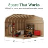Little Cottage Co. Value Gambrel 12x14 Workshop Barn Shed Kit (12x14 VGB-6-WS-PC)