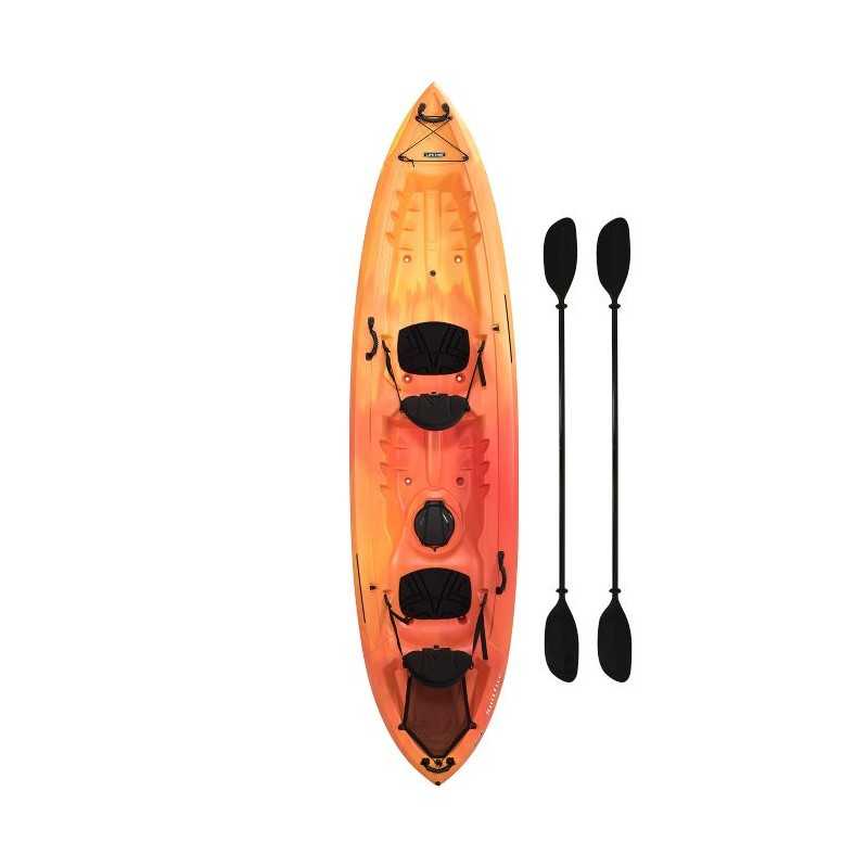 Lifetime Spitfire 12T Tandem Sit-on-top Kayak (Paddles Included) - Sunset Fusion (91051)