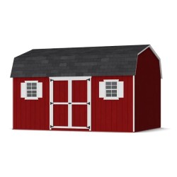Little Cottage Co. Value Gambrel 12x16 Workshop Barn Shed Kit (12x16 VGB-6-WS-PC)