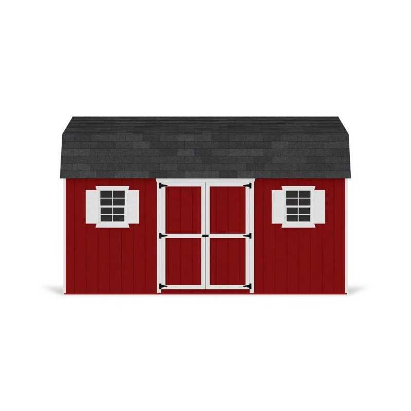 Little Cottage Co. Value Gambrel 12x16 Workshop Barn Shed Kit (12x16 VGB-6-WS-PC)