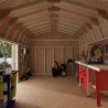 Little Cottage Co. Value Gambrel 12x18 Workshop Barn Shed Kit (12x18 VGB-6-WS-PC)