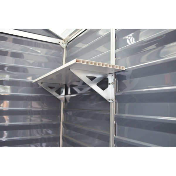 Palram Skylight Storage Shed Shelf Kit (HG1054)