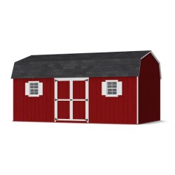 Little Cottage Co. Value Gambrel 12x20 Workshop Barn Shed Kit (12x20 VGB-6-WS-PC)
