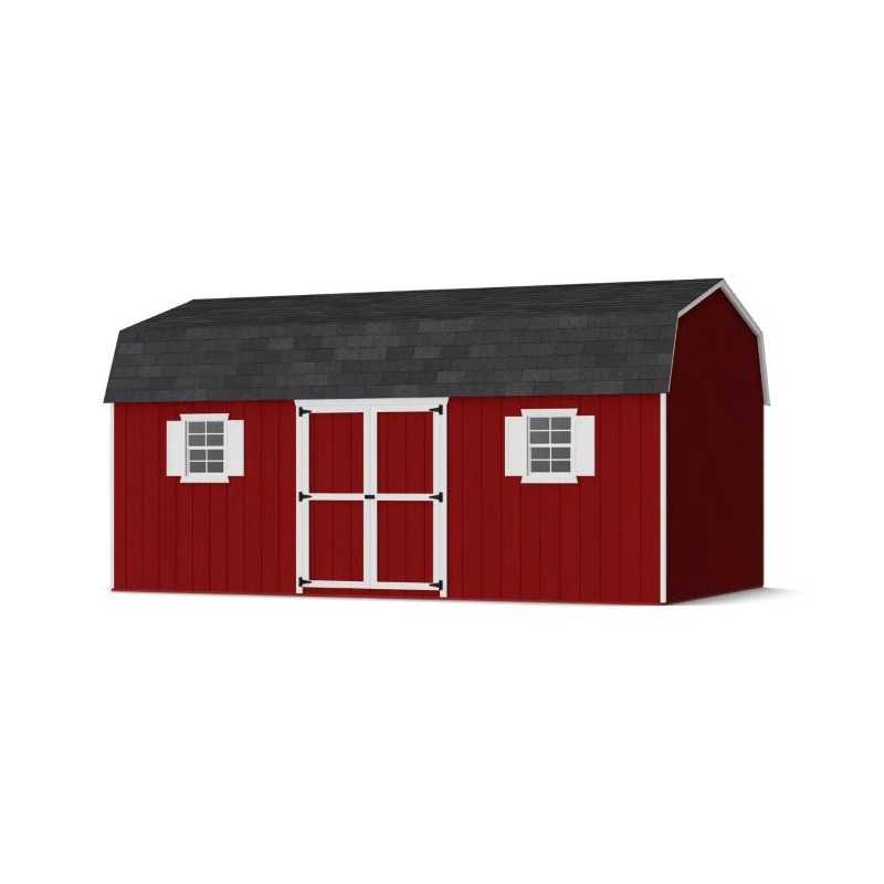 Little Cottage Co. Value Gambrel 12x20 Workshop Barn Shed Kit (12x20 VGB-6-WS-PC)