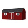 Little Cottage Co. Value Gambrel 12x20 Workshop Barn Shed Kit (12x20 VGB-6-WS-PC)