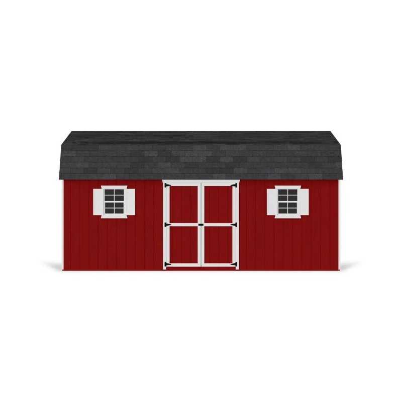 Little Cottage Co. Value Gambrel 12x20 Workshop Barn Shed Kit (12x20 VGB-6-WS-PC)