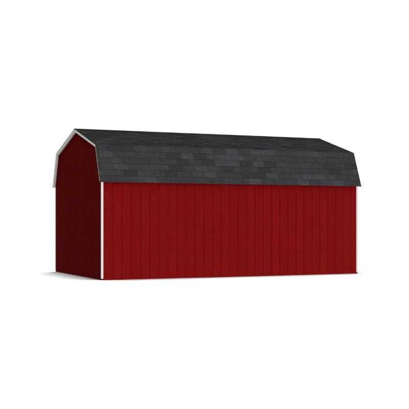 Little Cottage Co. Value Gambrel 12x20 Workshop Barn Shed Kit (12x20 VGB-6-WS-PC)