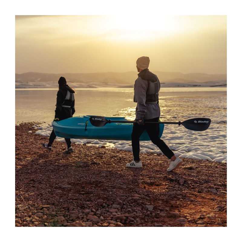 Lifetime Emotion Cabrio Hybrid 110 Sit-On-Top Kayak (Paddle Included) - Glacier Blue (91306)
