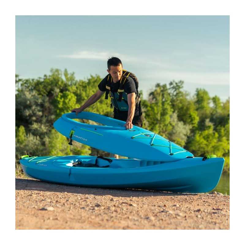 Lifetime Emotion Cabrio Hybrid 110 Sit-On-Top Kayak (Paddle Included) - Glacier Blue (91306)