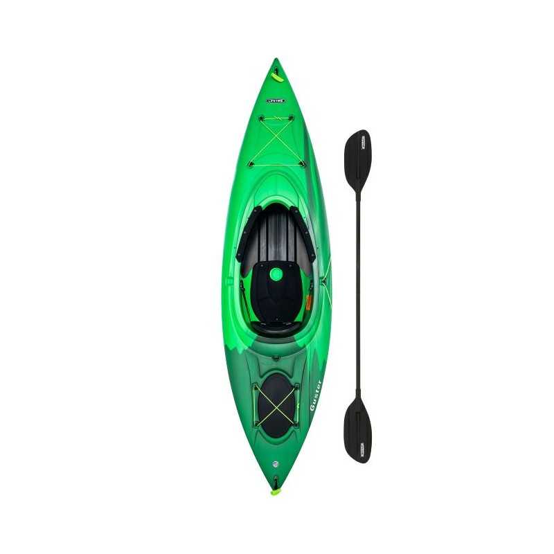 Lifetime Guster 100 Sit-Inside Kayak (Paddle Included) Emerald Fusion (91354)