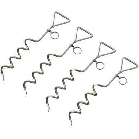 DuraMax Storage Shed Corkscrew Anchor Kit - 4pcs (08781)
