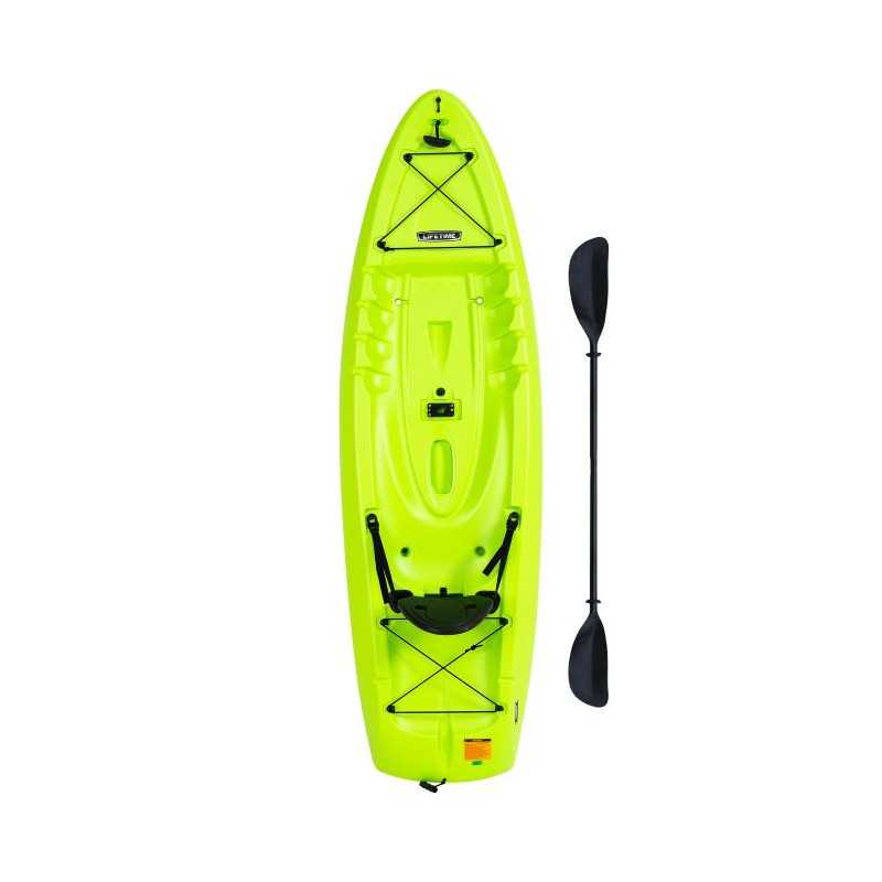 Lifetime Hydros Angler 85 Fising Kayak (Paddle Included) Lime Green (90785)