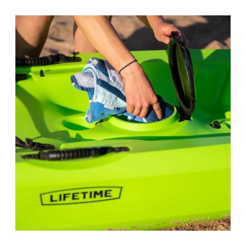 Lifetime Tahoma 100 Sit-On-Top Kayak w/ Paddle - Lime Green (90816)
