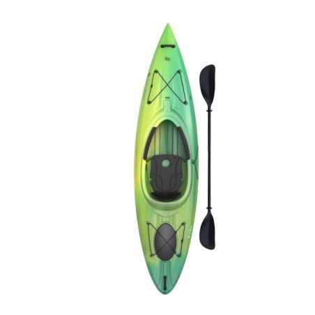 Lifetime 10 ft Emotion Tide Sit-Inside Kayak w/ Paddle  - Lemongrass Fusion (90848)
