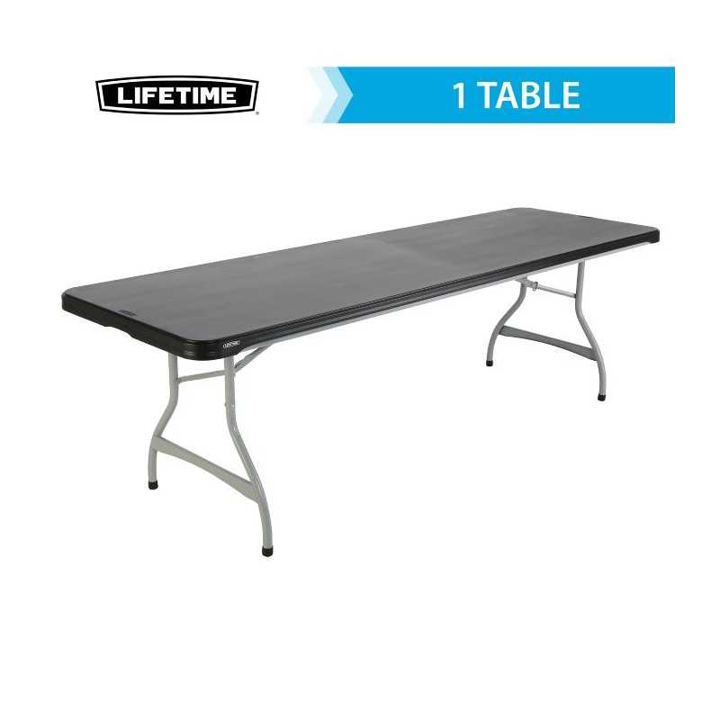 Lifetime 8-Foot Nesting Table - Black (280462)