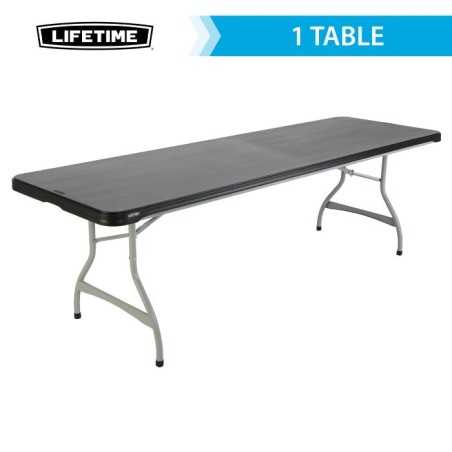 Lifetime 8-Foot Nesting Table - Black (280462)