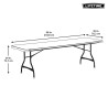 Lifetime 8-Foot Nesting Table - Black (280462)