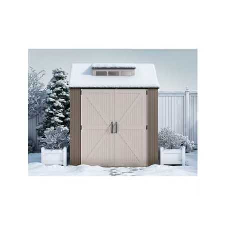 Rubbermaid 7 x 7 ft Storage Shed - Brown (2119053)