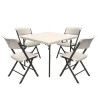 Lifetime 37" Fold-in-Half Commercial Table & 4 Chair Set – (81324)
