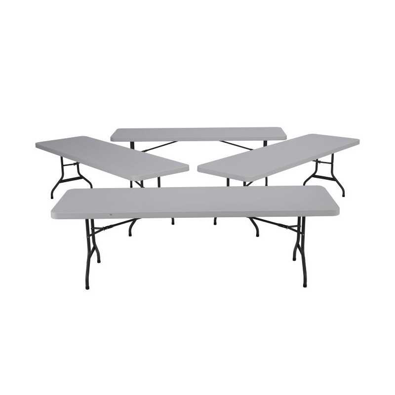 Lifetime 8-Foot Folding Table - Almond (22984)