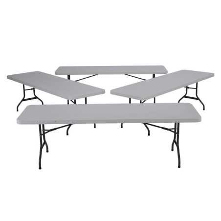 Lifetime 8-Foot Folding Table - Almond (22984)