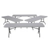 Lifetime 8-Foot Folding Table - Almond (22984)