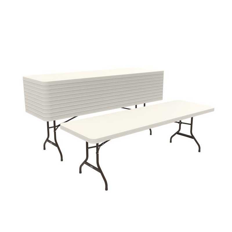 Lifetime 8-Foot Folding Table - Almond (22984)