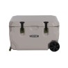 Lifetime 65 quart Glacier Series Cooler with Wheels - Pumice Stone (91179)