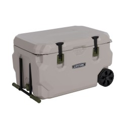 Lifetime 65 quart Glacier Series Cooler with Wheels - Pumice Stone (91179)