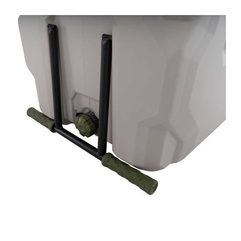 Lifetime 65 quart Glacier Series Cooler with Wheels - Pumice Stone (91179)