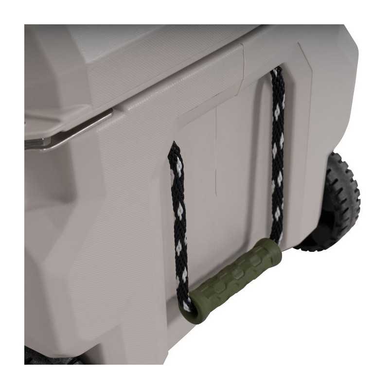 Lifetime 65 quart Glacier Series Cooler with Wheels - Pumice Stone (91179)