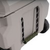 Lifetime 65 quart Glacier Series Cooler with Wheels - Pumice Stone (91179)