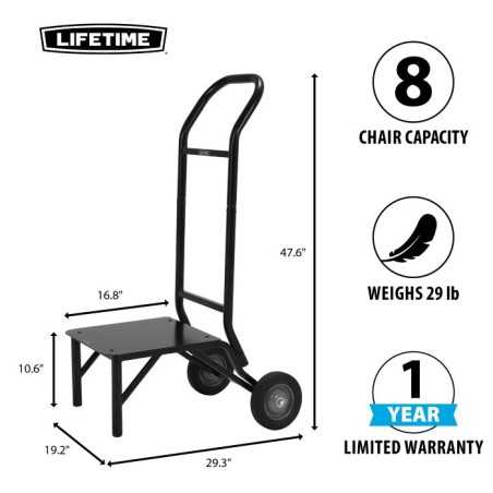 Lifetime Stacking Chair Dolly (80527)