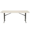 Lifetime 6-Foot Adjustable Height Table - Almond (80565)