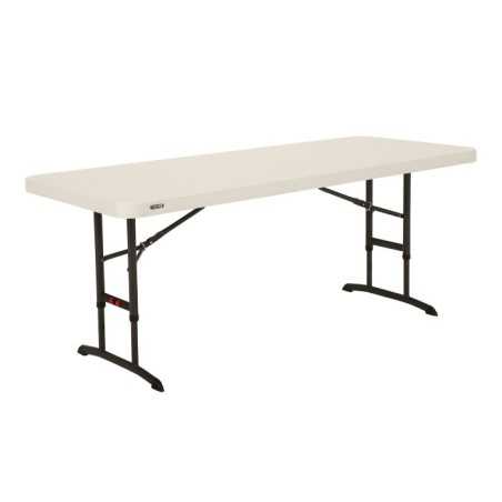 Lifetime 6-Foot Adjustable Height Table - Almond (80565)