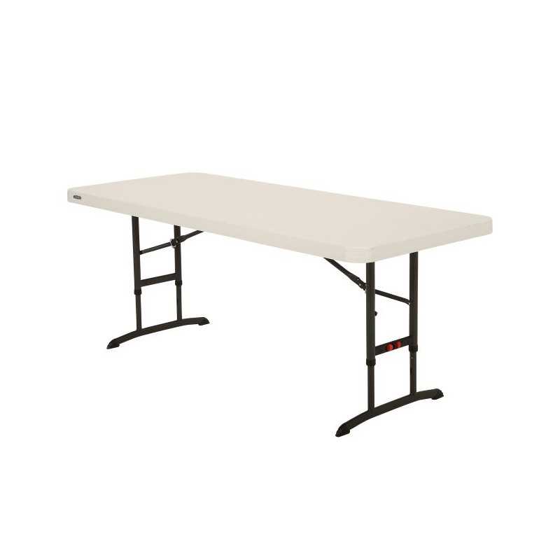 Lifetime 6-Foot Adjustable Height Table - Almond (80565)