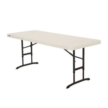 Lifetime 6-Foot Adjustable Height Table - Almond (80565)