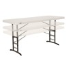 Lifetime 6-Foot Adjustable Height Table - Almond (80565)