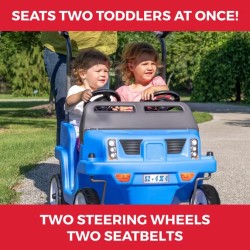 Step2 Side-By-Side Push Around SUV Ride-On Car for Kids (483399)