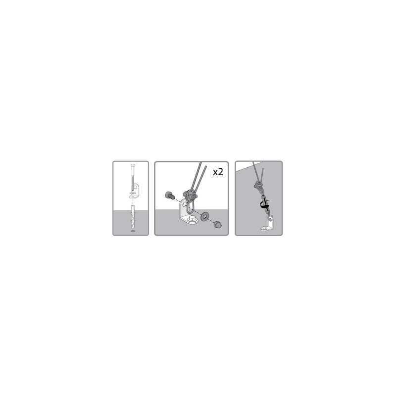 Palram - Canopia Cable Anchor Kit (HG1029)
