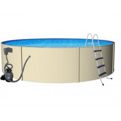  Blue Wave Blue Lagoon 24' Round 52" Economical Steel Pool Kit Package  (NB1067)