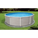  Blue Wave Belize 21' Round 52" Steel Pool Kit - With 6" Toprails (NB2526)