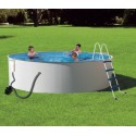 Presto 12x52 Deep Metal Wall Above-Ground Pool Packages - Round NB2012