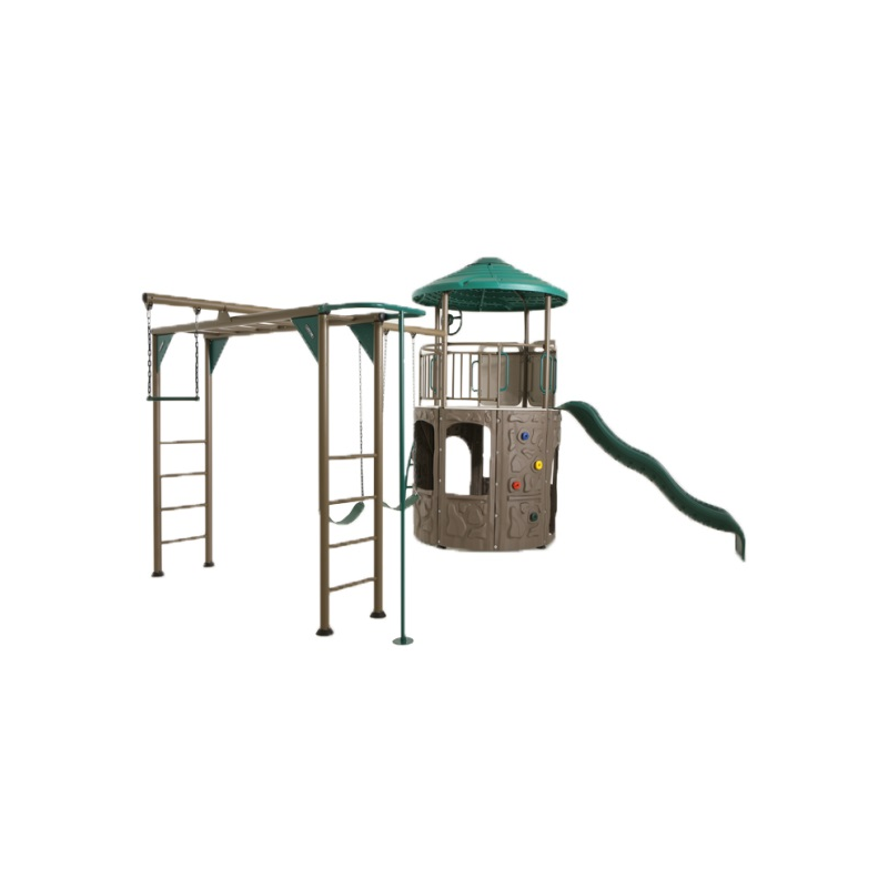 Lifetime Adventure Tower Deluxe Swingset - Earthtone (91199)