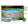 Blue Wave Belize 21' Round 48" Deep Steel Pool Kit - With 6" Toprails (NB2506) Blue Wave Belize 21' Round 48" Deep Steel Pool Kit - With 6" Toprails (NB2506)