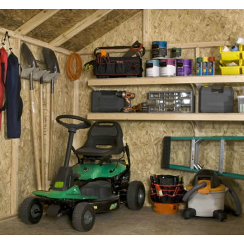 Handy Home Somerset 10x8 Wood Storage Shed w/ Floor (18502-1)