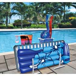 Blue Wave Poolside Organizer With Hamper (NT127)